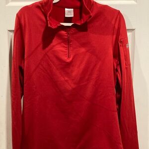 Women's Isis Red Quarter-Zip Top